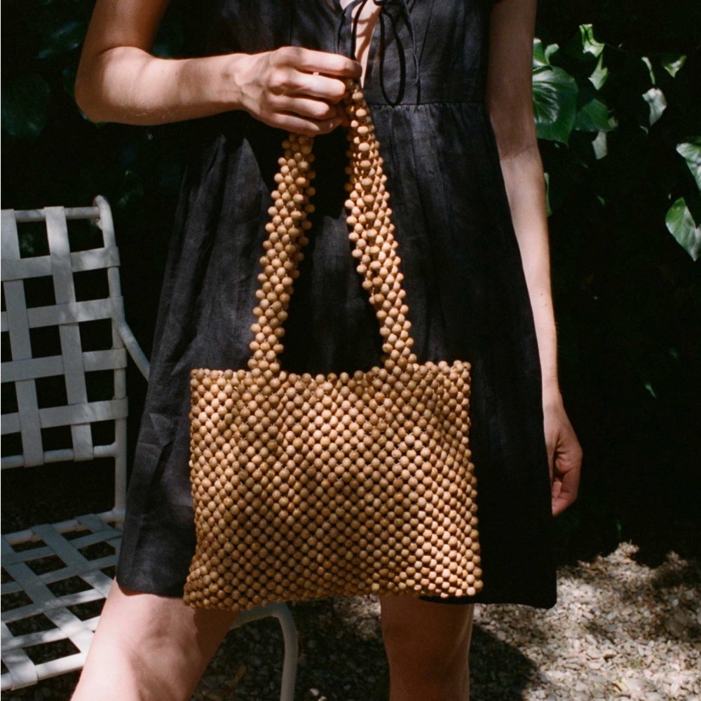 DÔEN Beaded Tote Bag